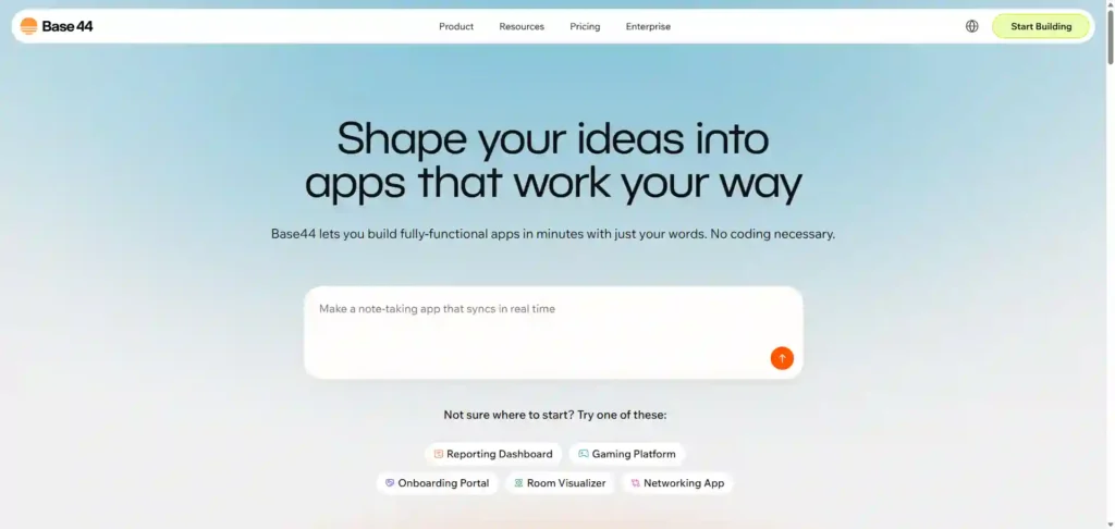 Base44 Official Homepage