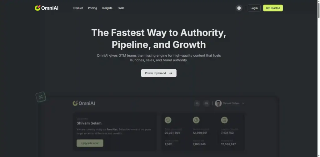 OmniAI Club homepage screenshot