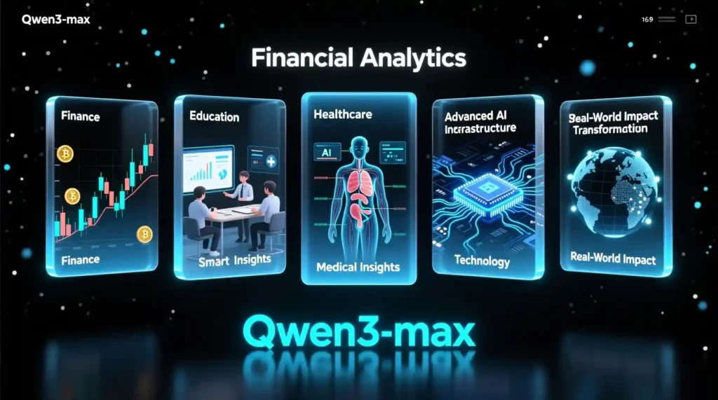 Qwen3-Max Applications in Finance, Education, Healthcare, Technology, and Real-World Impact